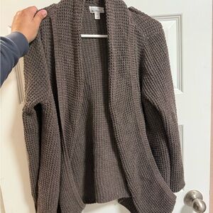 Market & Spruce Women's Taupe Cardigan